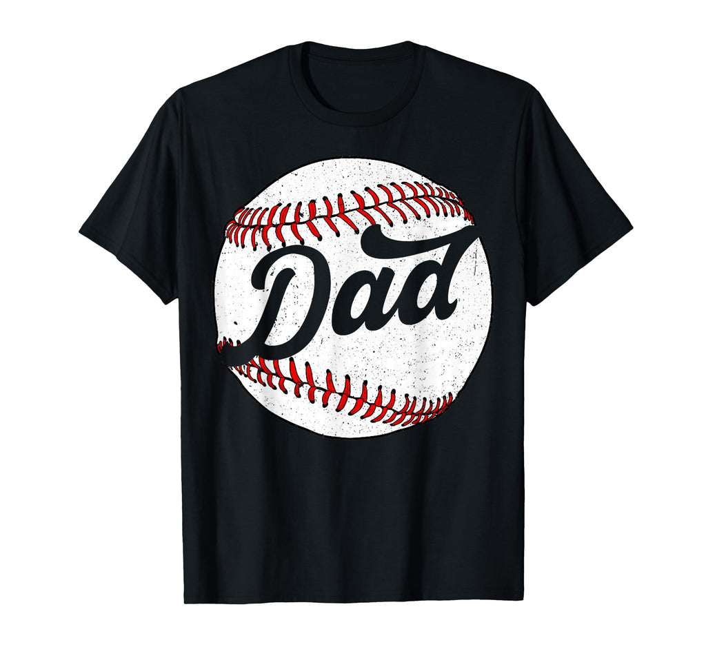 Baseball Daddy Dad Baseball Ball T-Shirt - Novelty Apparel for Adults - T-Shirt, Sweatshirt, Hoodie
