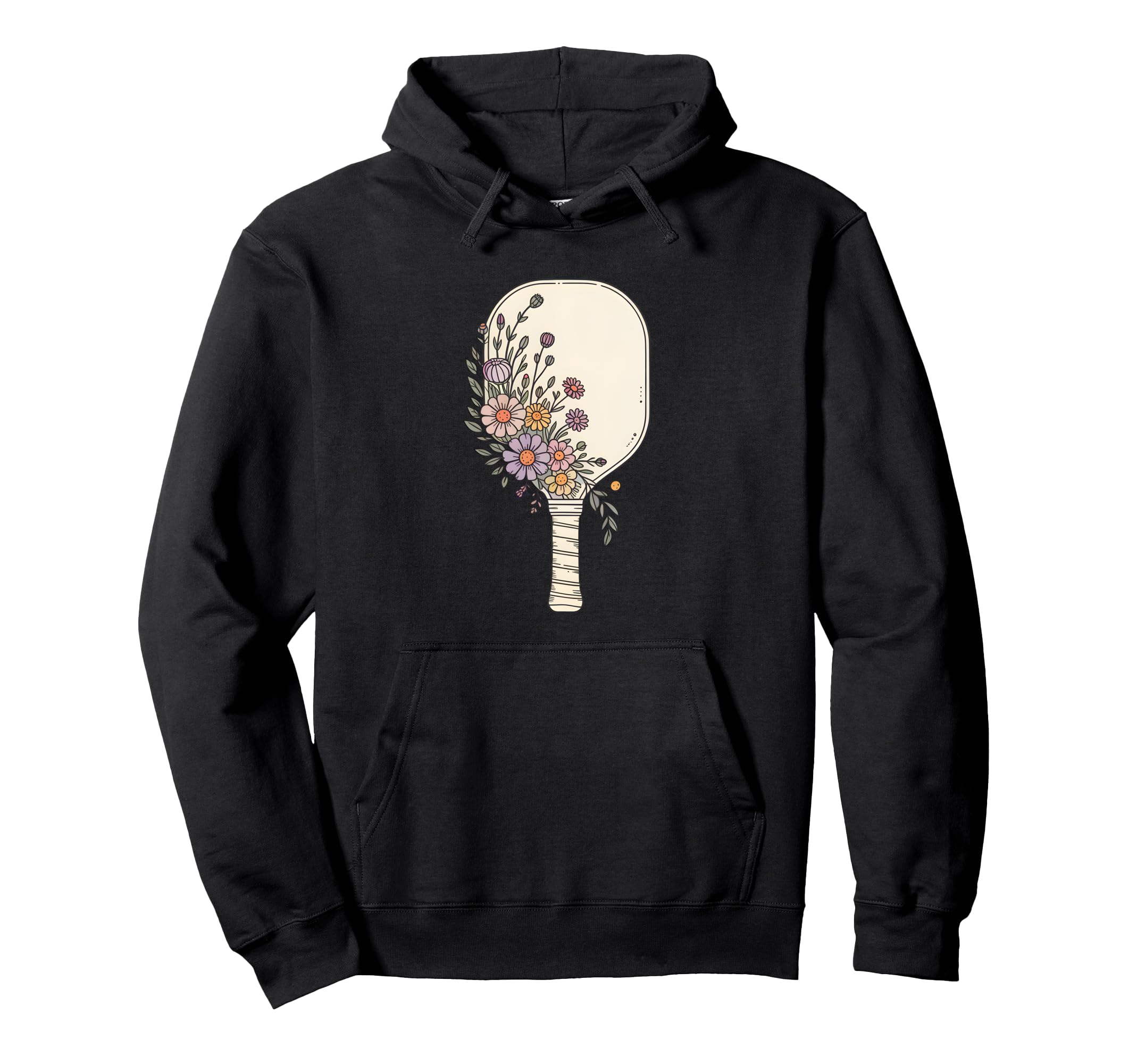 Bohemian Pickleball Paddle Boho Hoodie - Aesthetic Graphic Men Women - T-Shirt, Sweatshirt, Hoodie