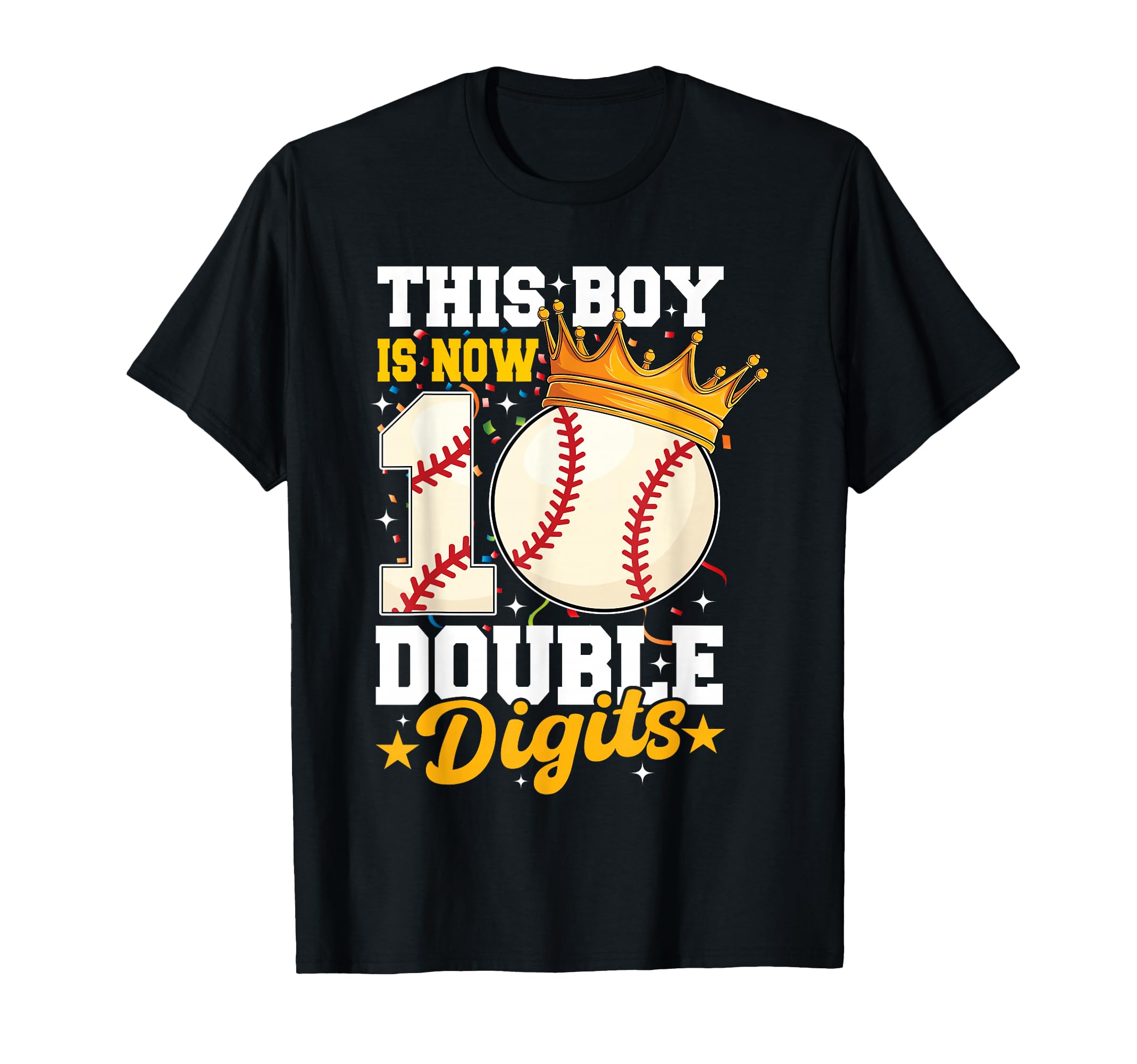 This Now 10 Double Digits Baseball 10 T-Shirt - Trendy Graphic Unisex - T-Shirt, Sweatshirt, Hoodie