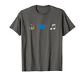 Peace Love Music T-Shirt - Trendy Graphic for Adults - T-Shirt, Sweatshirt, Hoodie