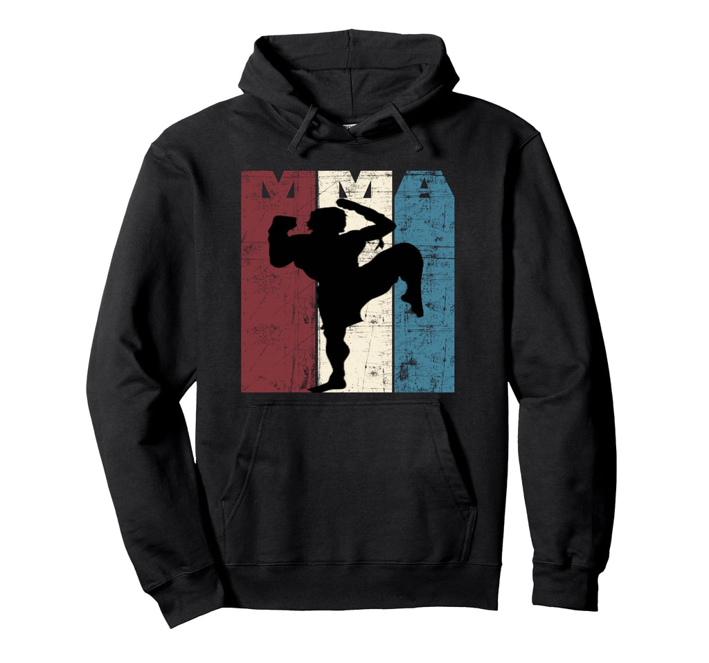 Mma Mixed Martial Arts Distressed Hoodie - Aesthetic Graphic for Adults - T-Shirt, Sweatshirt, Hoodie