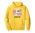 Game Day Baseball Softball Heart Love Mom Hoodie - Novelty Apparel Unisex - T-Shirt, Sweatshirt, Hoodie
