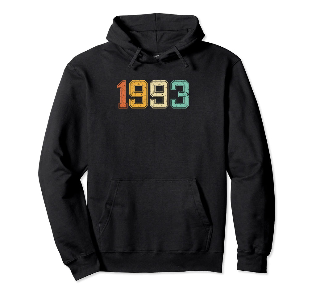 Born 1993 Birth Year Original Distressed Hoodie - Fun Novelty Design Unisex - T-Shirt, Sweatshirt, Hoodie