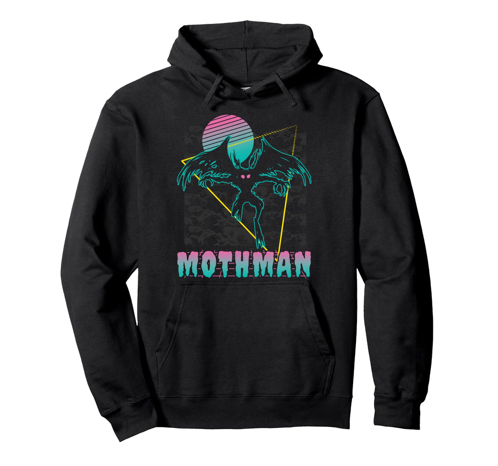 Vaporwave Aesthetic Mothman Hoodie - Custom Art Print Men Women - T-Shirt, Sweatshirt, Hoodie