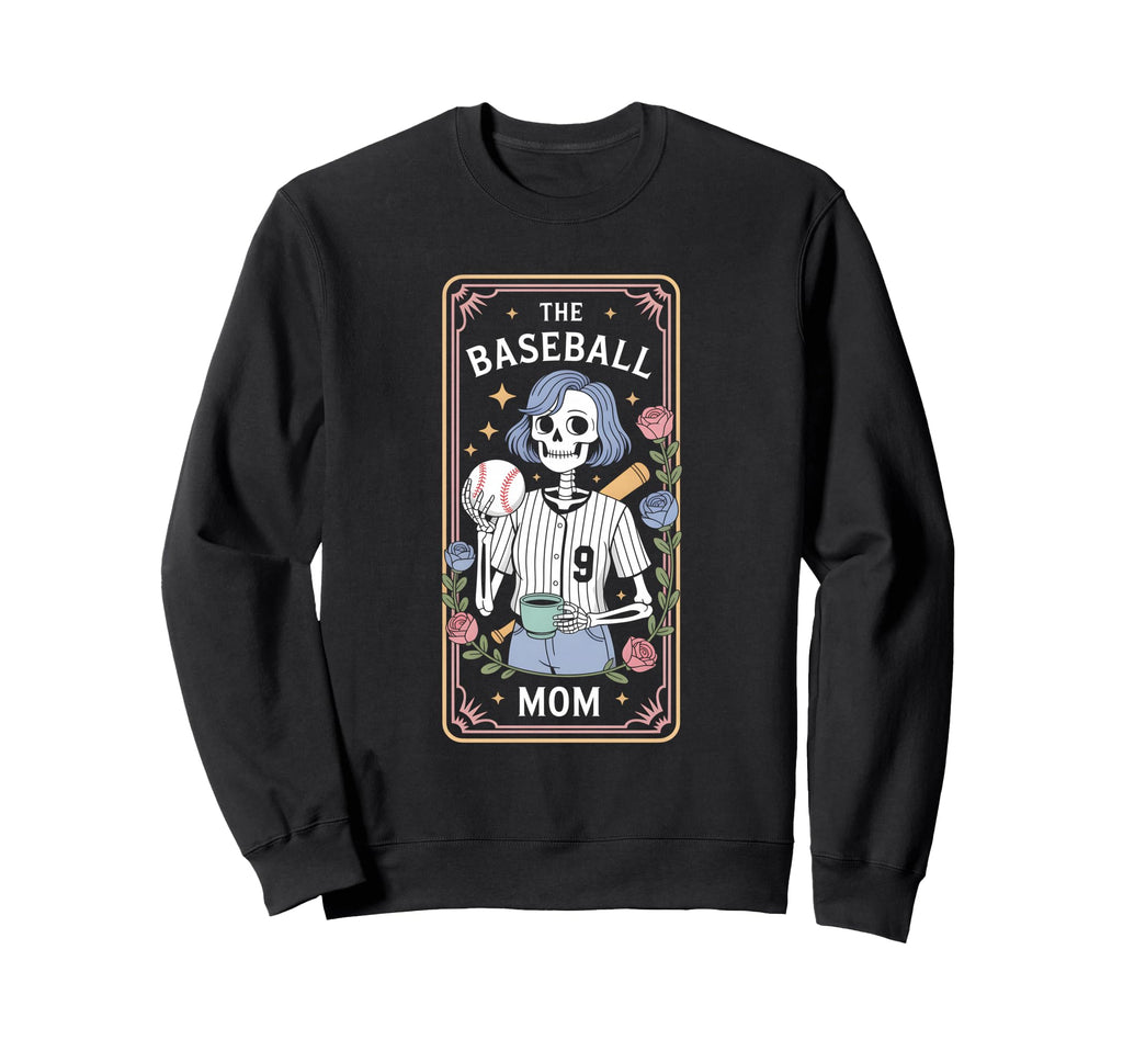 Baseball Mom Sweatshirt - Aesthetic Graphic Unisex - T-Shirt, Sweatshirt, Hoodie
