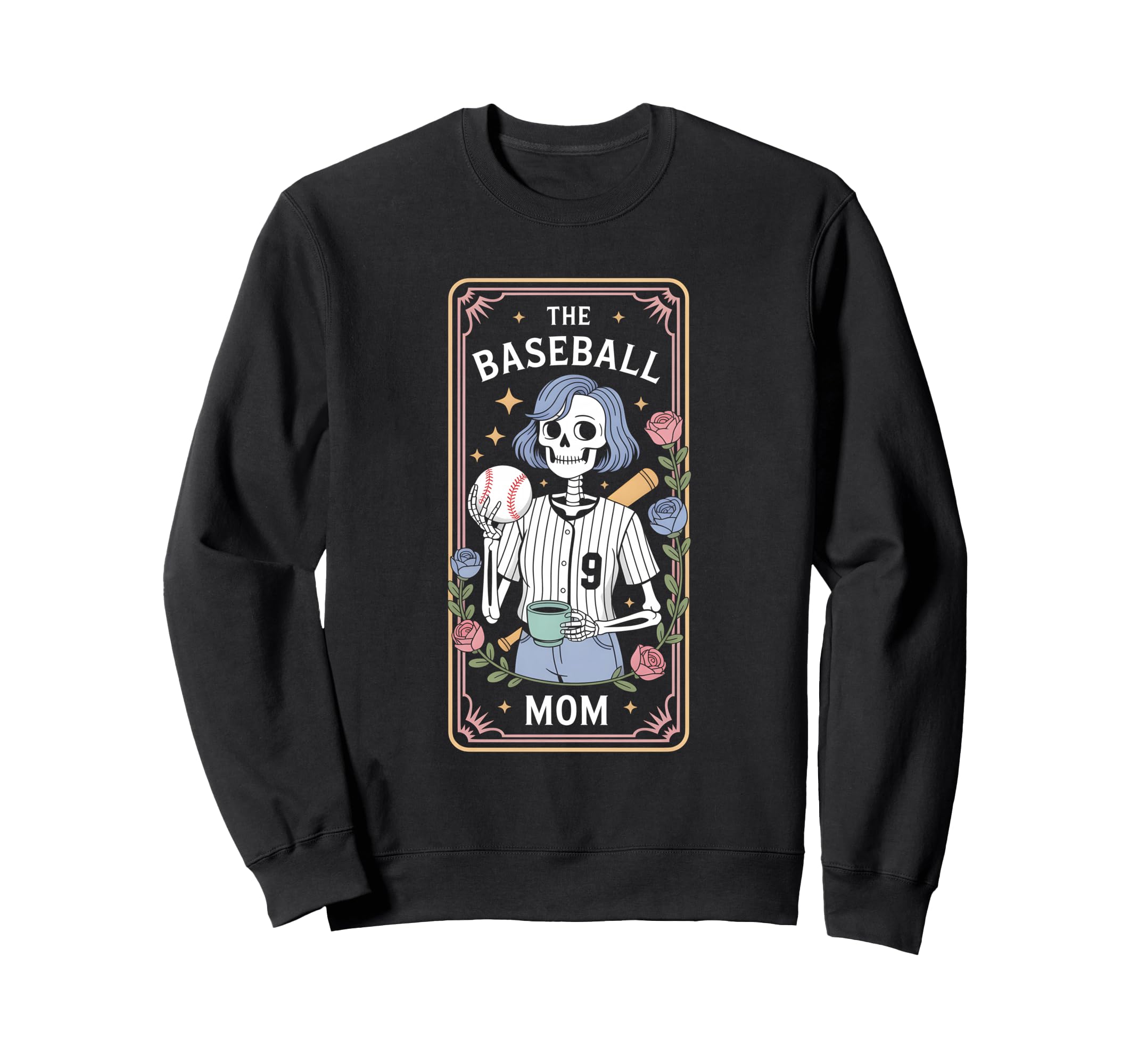 Baseball Mom Sweatshirt - Aesthetic Graphic Unisex - T-Shirt, Sweatshirt, Hoodie