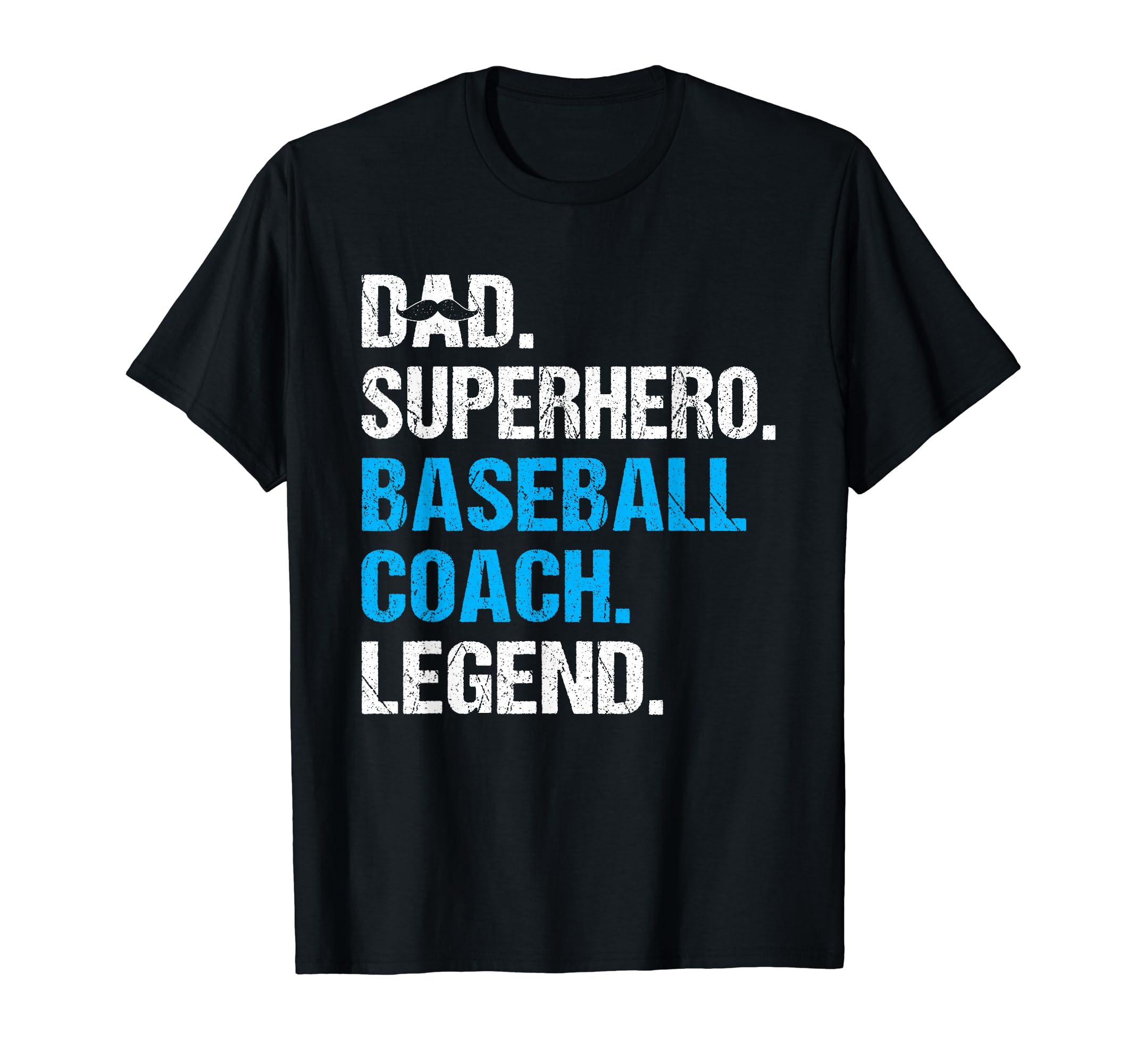 Dad Superhero Baseball Coach Funny T-Shirt - Aesthetic Graphic for Adults - T-Shirt, Sweatshirt, Hoodie