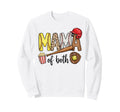 Mama Both Leopard Baseball Sweatshirt - Fun Novelty Design Men Women - T-Shirt, Sweatshirt, Hoodie