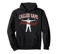 Called Safe Christian Baseball Faith Hoodie - Aesthetic Graphic for Adults - T-Shirt, Sweatshirt, Hoodie