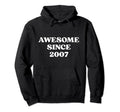 Awesome Since 2007 Born 2007 Y2K Hoodie - Custom Art Print for Adults - T-Shirt, Sweatshirt, Hoodie
