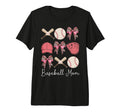 Baseball Mama Coquette Bow T-Shirt - Casual Everyday Wear for Adults - T-Shirt, Sweatshirt, Hoodie