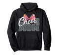 Cheer Mom Mother Bow Cheerleader Game Day Hoodie - Custom Art Print Unisex - T-Shirt, Sweatshirt, Hoodie