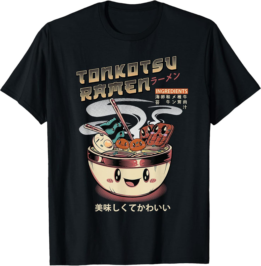 Vintage Kawaii Japanese Ramen Apparel Co. - Adult & Kids T-Shirts, Sweatshirts & Hoodies apparel design preview 1