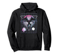 Vaporwave Aesthetic Mothman Cryptozoology Hoodie - Streetwear Style Unisex - T-Shirt, Sweatshirt, Hoodie
