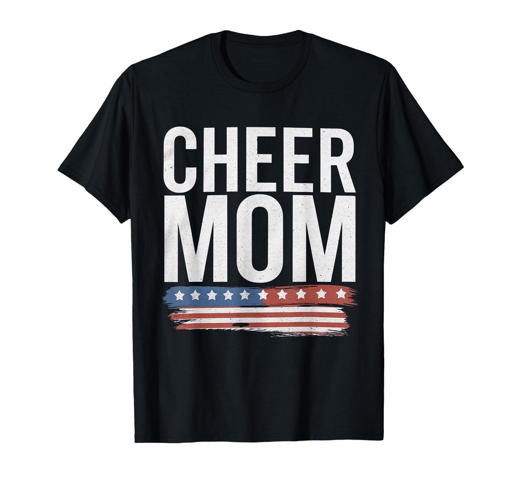 Cheer Mom Mother Bow Cheerleader Game Day T-Shirt - Unique Graphic Unisex - T-Shirt, Sweatshirt, Hoodie