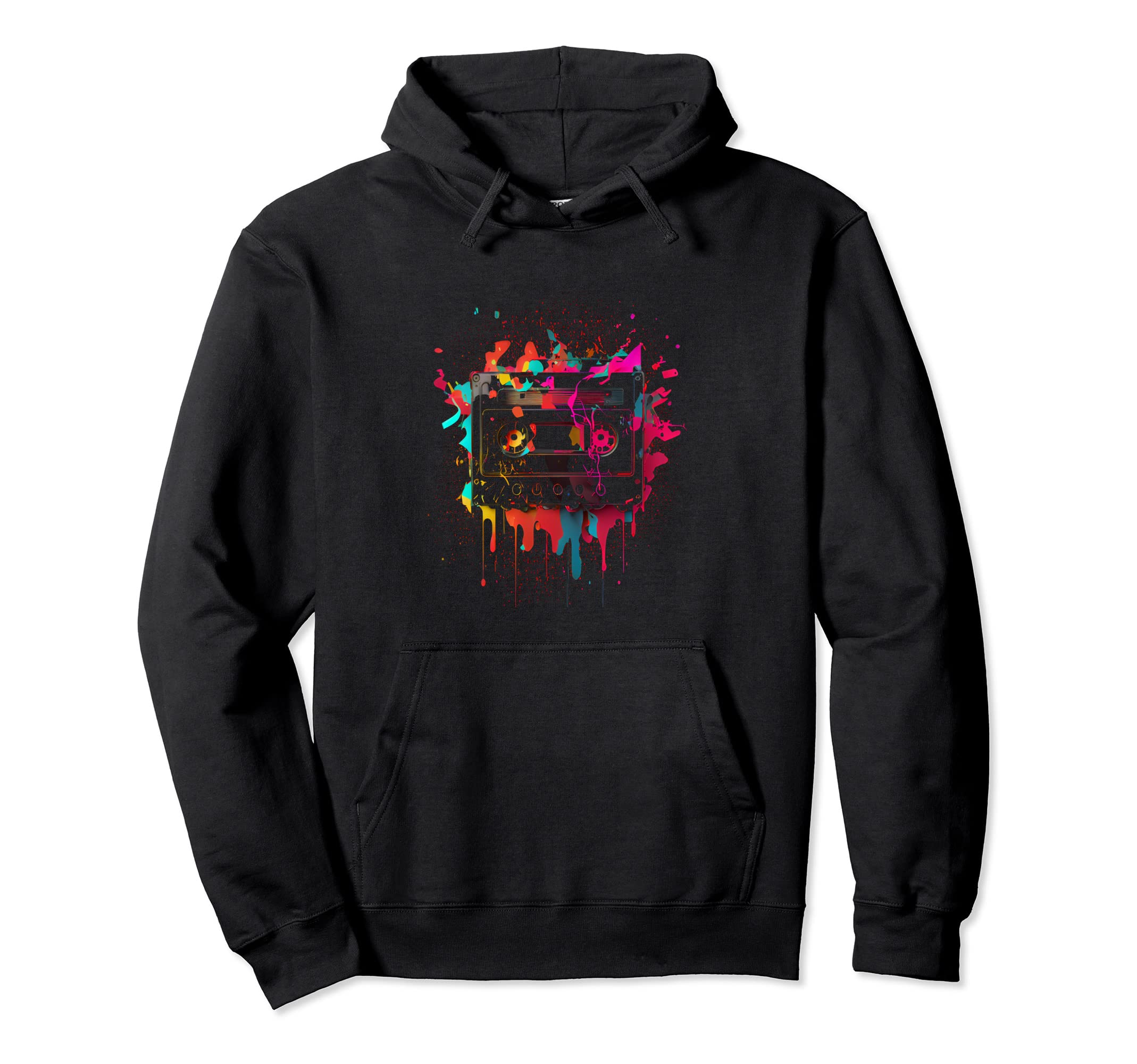 80S 90S Cassette Music Tape Hoodie - Novelty Apparel Men Women - T-Shirt, Sweatshirt, Hoodie