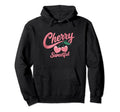 Cherry Sweetful Red Aesthetic Hoodie - Minimalist Print for Adults - T-Shirt, Sweatshirt, Hoodie