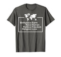 Birthplace Earth Race Human Freedom T-Shirt - Minimalist Print Men Women - T-Shirt, Sweatshirt, Hoodie