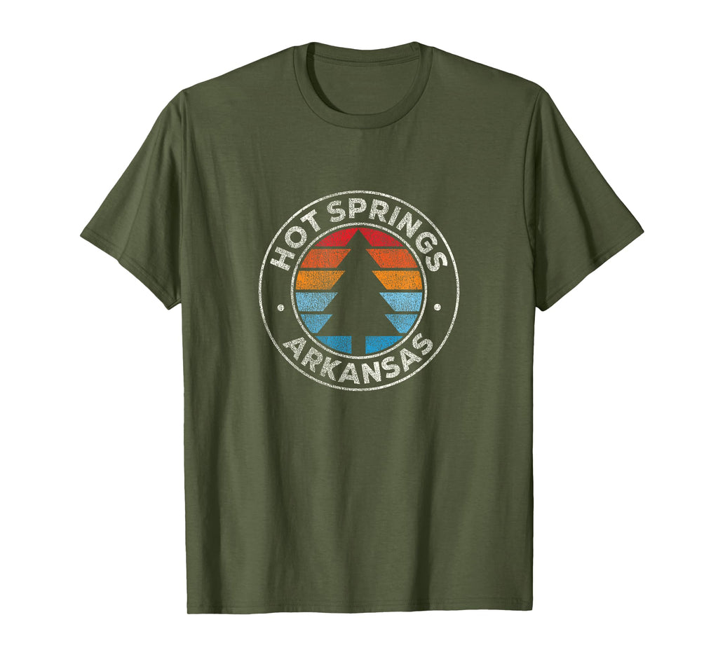 Hot Springs Arkansas Ar 70S T-Shirt - Minimalist Print Unisex - T-Shirt, Sweatshirt, Hoodie