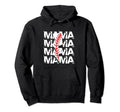 Baseball Mama Mothers Day Sport Support Hoodie - Custom Art Print Unisex - T-Shirt, Sweatshirt, Hoodie