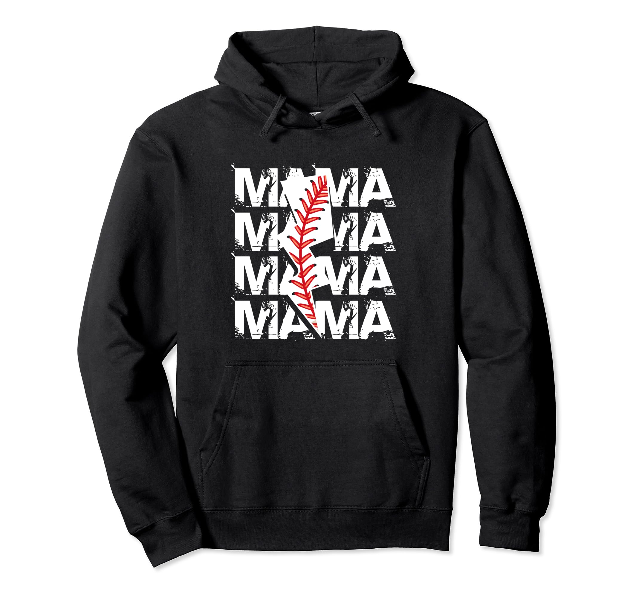 Baseball Mama Mothers Day Sport Support Hoodie - Custom Art Print Unisex - T-Shirt, Sweatshirt, Hoodie