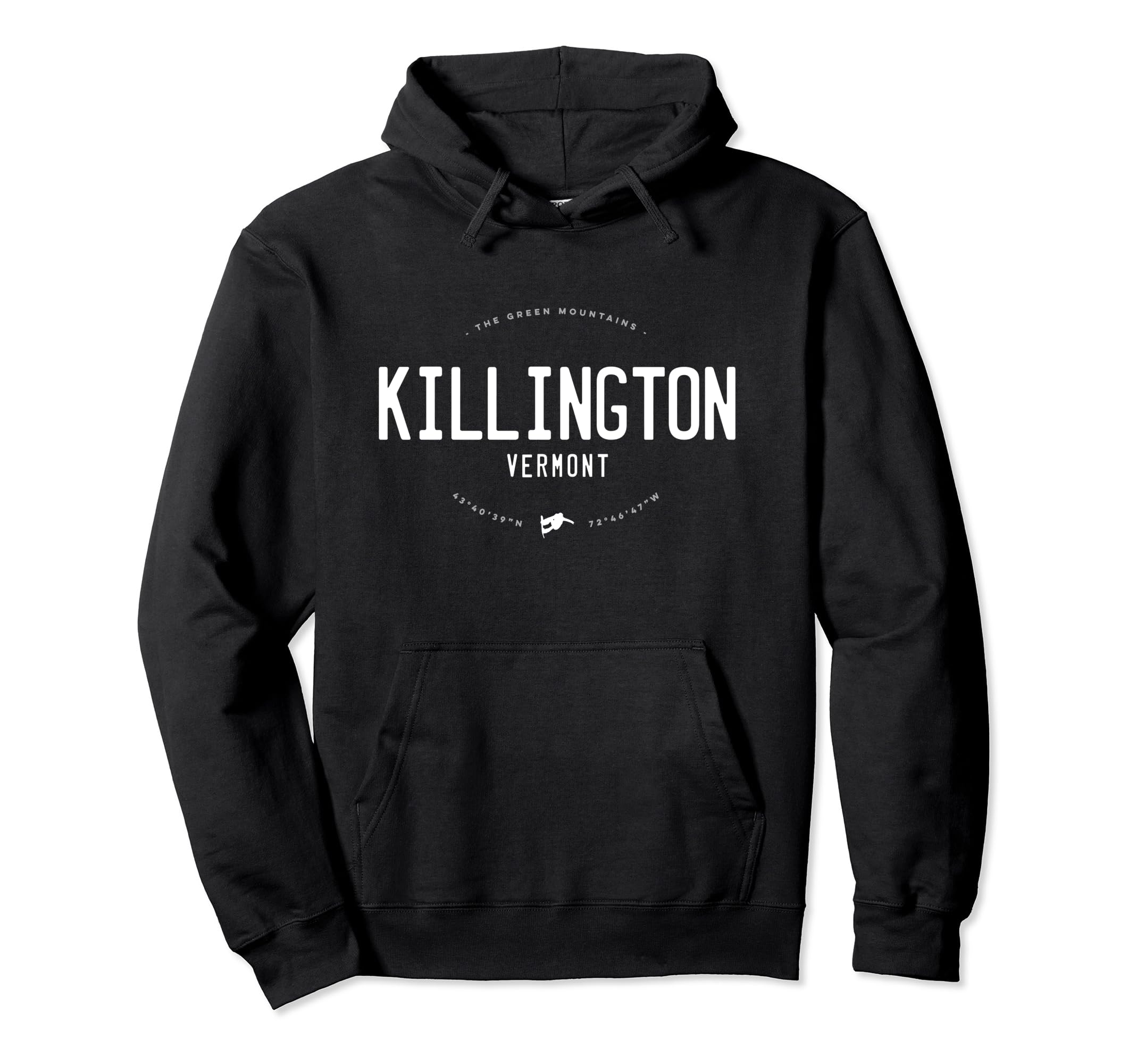 Killington Vermont Distressed Hoodie - Casual Everyday Wear Unisex - T-Shirt, Sweatshirt, Hoodie