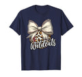 Wildcats Baseball Leopard Coquette T-Shirt - Fun Novelty Design for Adults - T-Shirt, Sweatshirt, Hoodie