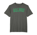 Waldorf Md Distressed Green Varsity T-Shirt - Unique Graphic for Adults - T-Shirt, Sweatshirt, Hoodie