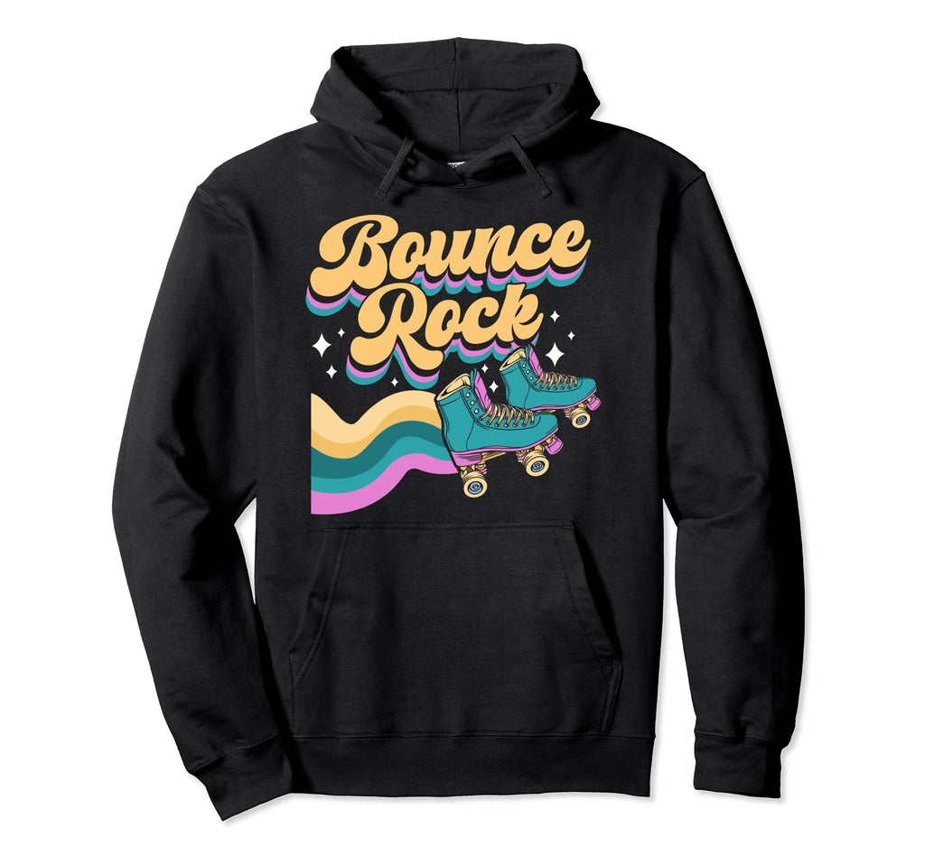 Roller Skating Skate 1970S Bounce Rock Hoodie - Graphic Print Men Women - T-Shirt, Sweatshirt, Hoodie