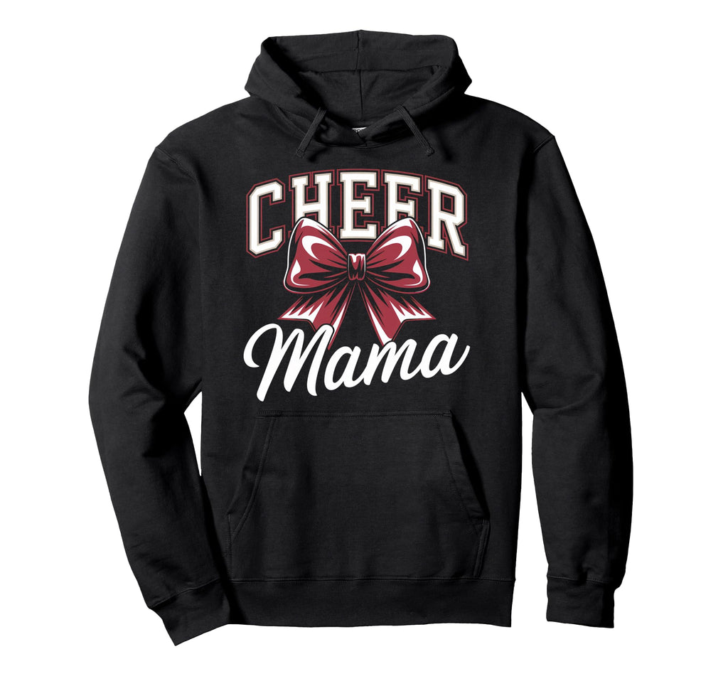 Cheer Mom Mother Bow Cheerleader Game Hoodie - Trendy Graphic Men Women - T-Shirt, Sweatshirt, Hoodie