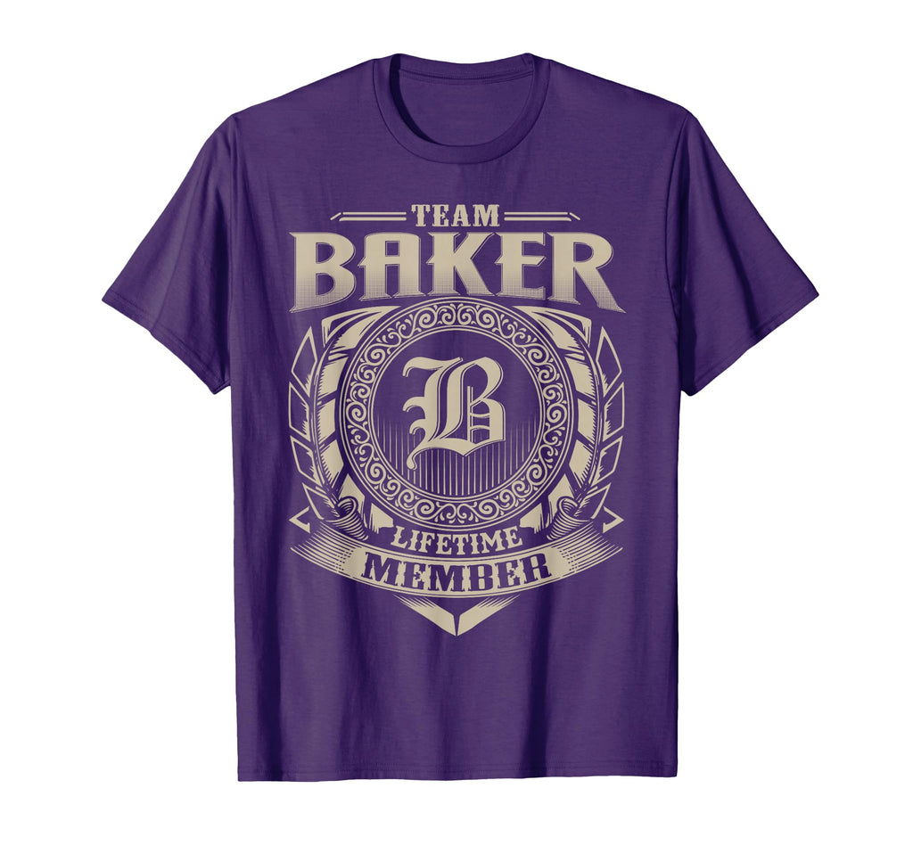 Team Baker Lifetime Member Baker T-Shirt - Casual Everyday Wear Men Women - T-Shirt, Sweatshirt, Hoodie