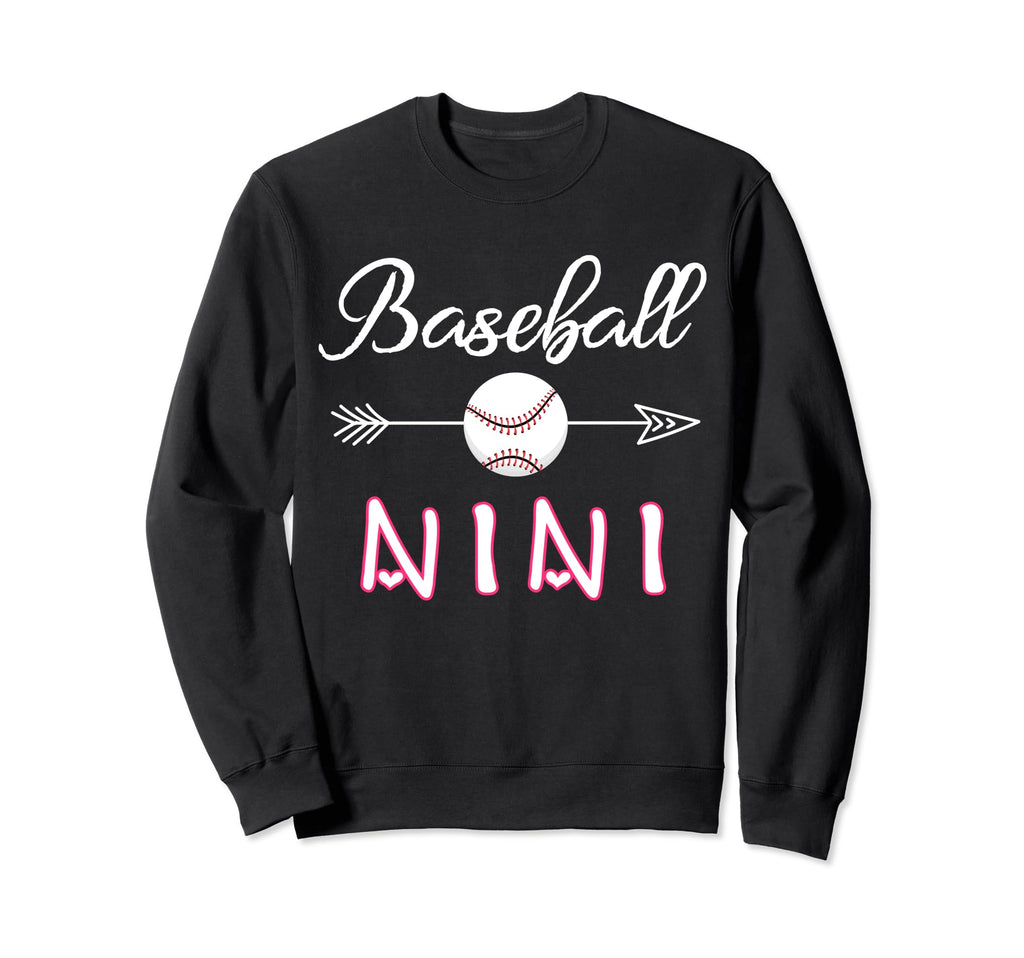 Baseball Nini Birthday Sport Baseball Sweatshirt - Trendy Graphic Unisex - T-Shirt, Sweatshirt, Hoodie