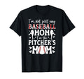 Im Baseball Pitcher Mom Baseball T-Shirt - Unique Graphic for Adults - T-Shirt, Sweatshirt, Hoodie