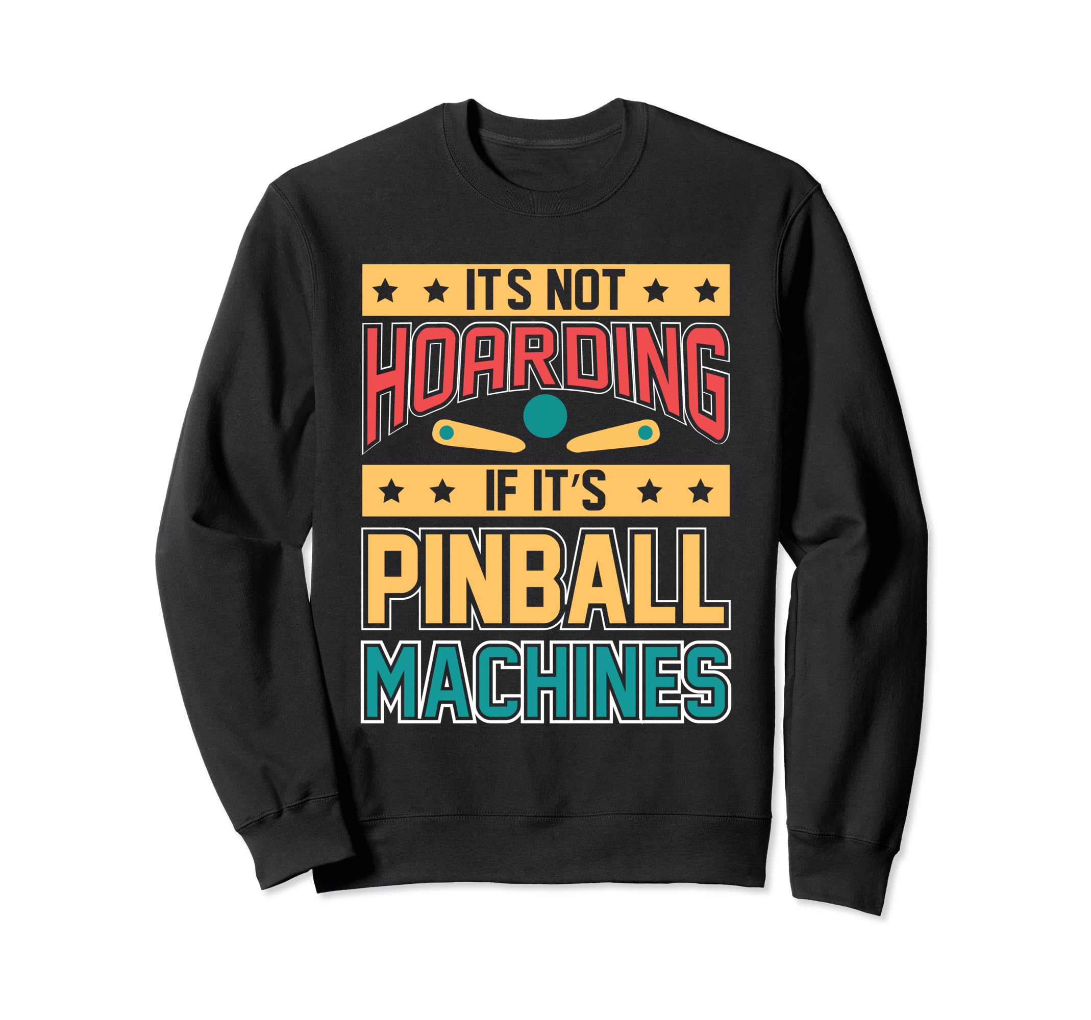 Funny Pinball Gamer Flipper Flipping Sweatshirt - Minimalist Print Unisex - T-Shirt, Sweatshirt, Hoodie