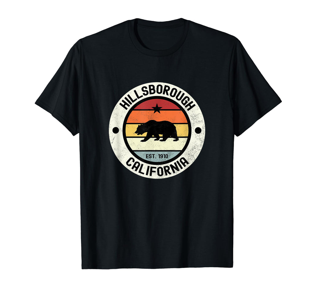 Hillsborough California Ca T-Shirt - Casual Everyday Wear for Adults - T-Shirt, Sweatshirt, Hoodie