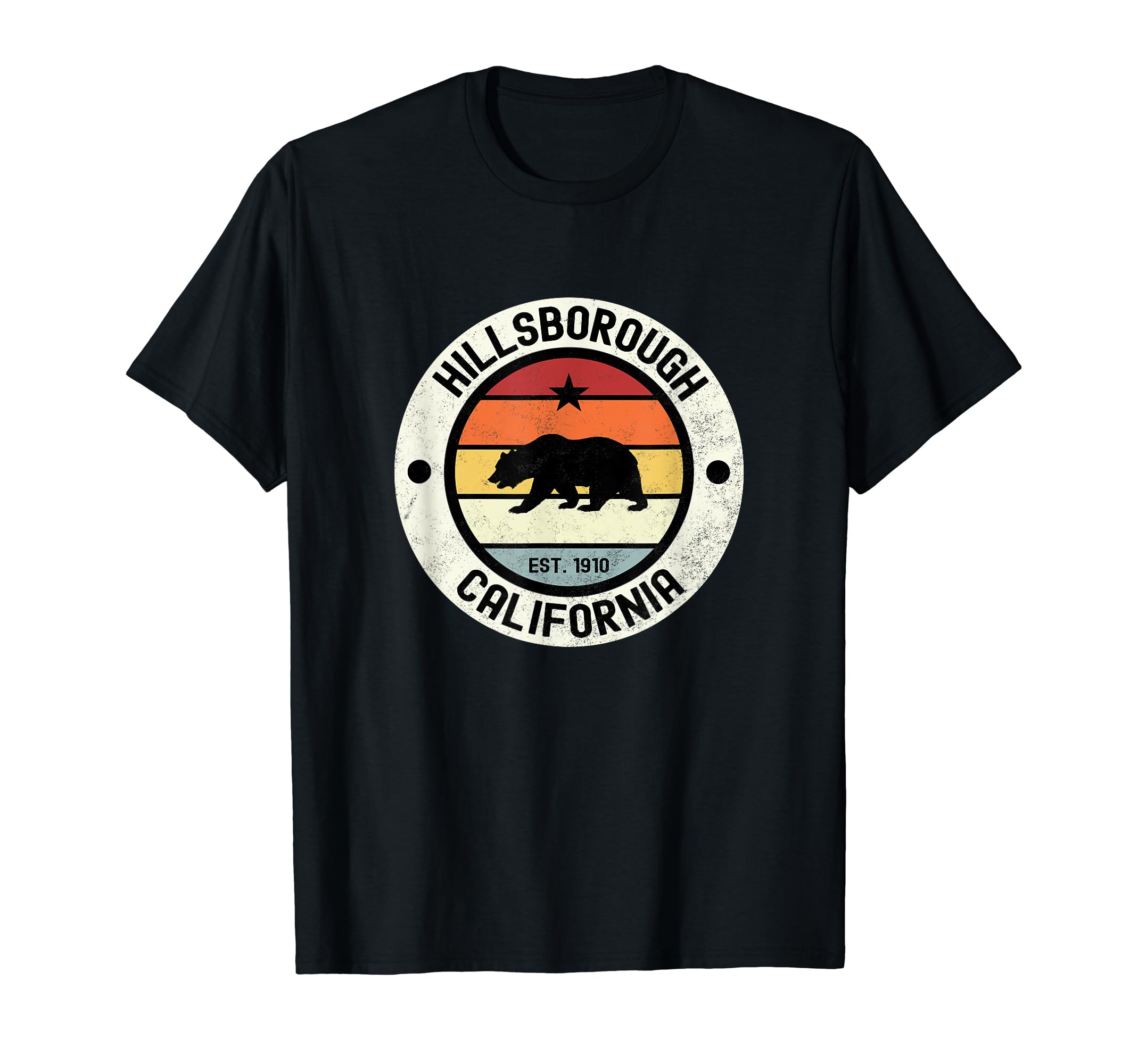 Hillsborough California Ca T-Shirt - Casual Everyday Wear for Adults - T-Shirt, Sweatshirt, Hoodie