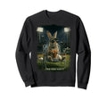 Funny Rabbit Ballfield Baseball Field Sweatshirt - Custom Art Print Unisex - T-Shirt, Sweatshirt, Hoodie