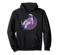 Moon Astronaut Listening To Music Hoodie - Casual Everyday Wear Unisex - T-Shirt, Sweatshirt, Hoodie