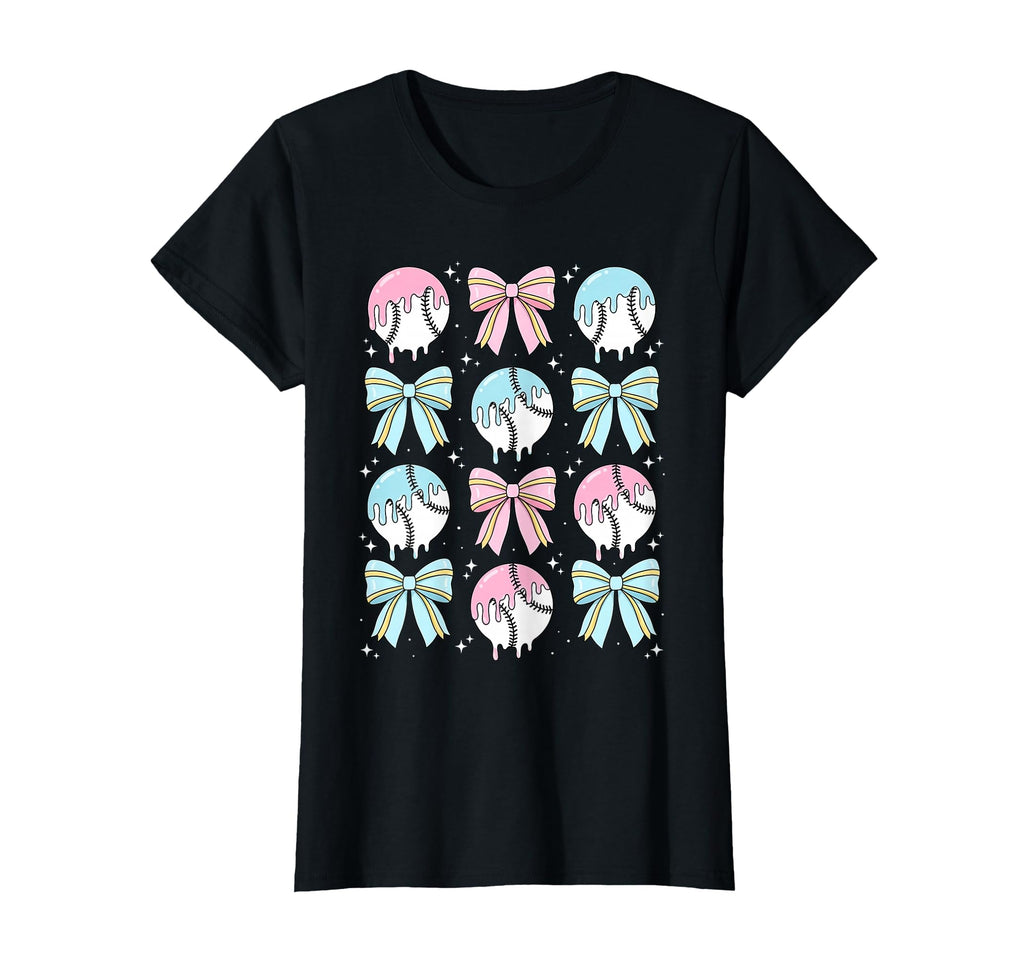 Baseball Drip Ice Cream Mom Sister T-Shirt - Trendy Graphic for Adults - T-Shirt, Sweatshirt, Hoodie