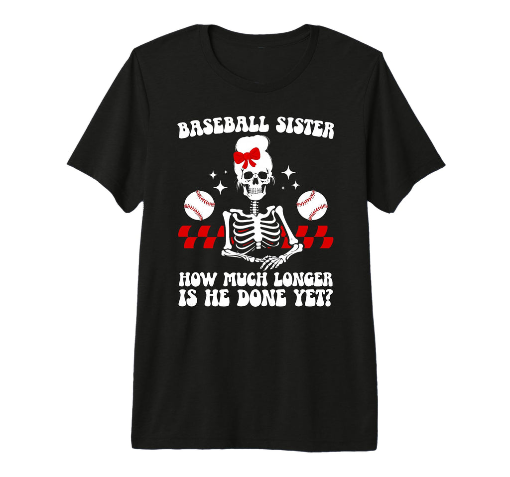 Baseball Sister Groovy Baseball T-Shirt - Fun Novelty Design for Adults - T-Shirt, Sweatshirt, Hoodie
