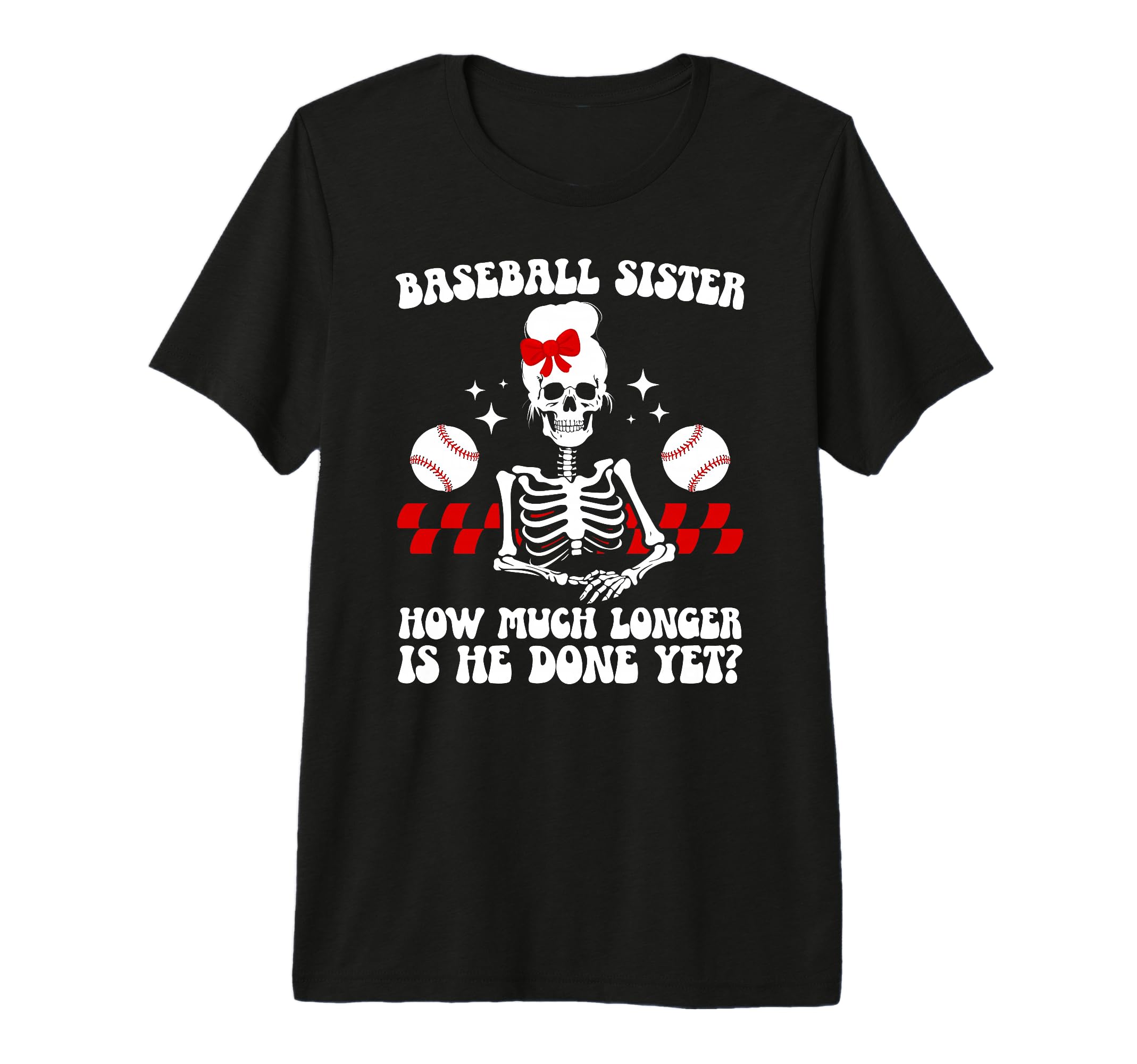 Baseball Sister Groovy Baseball T-Shirt - Fun Novelty Design for Adults - T-Shirt, Sweatshirt, Hoodie