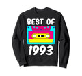 Best 1993 Futuristic Cassette Sweatshirt - Casual Everyday Wear for Adults - T-Shirt, Sweatshirt, Hoodie