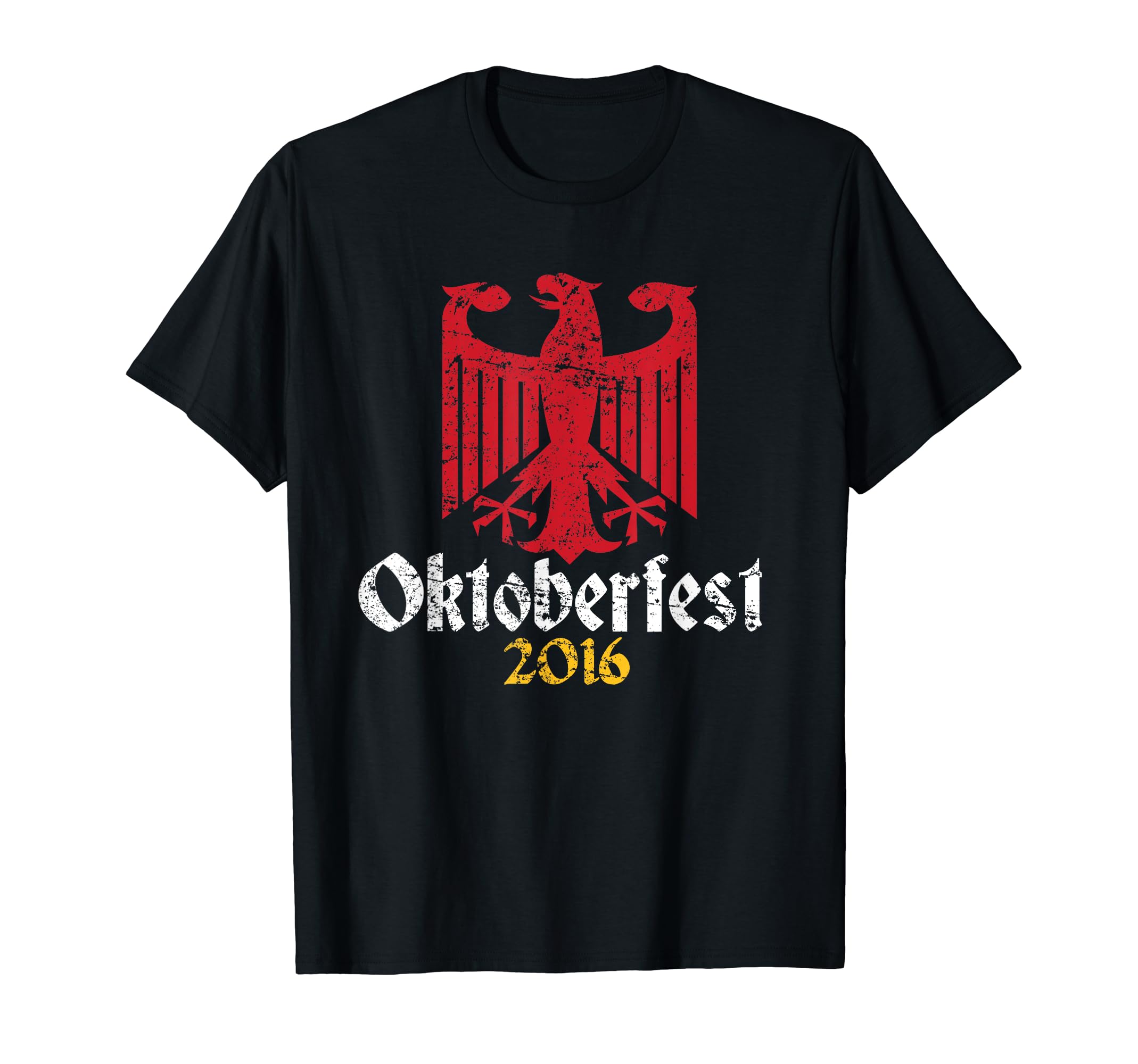 Oktoberfest 2016 Distressed Gift T-Shirt - Minimalist Print for Adults - T-Shirt, Sweatshirt, Hoodie