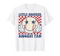 Little Brother Biggest Fan Baseball T-Shirt - Trendy Graphic Men Women - T-Shirt, Sweatshirt, Hoodie