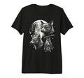 Bat 90S Aesthetic Y2K Bat Moon Tri Blend T-Shirt - Trendy Graphic Men Women - T-Shirt, Sweatshirt, Hoodie