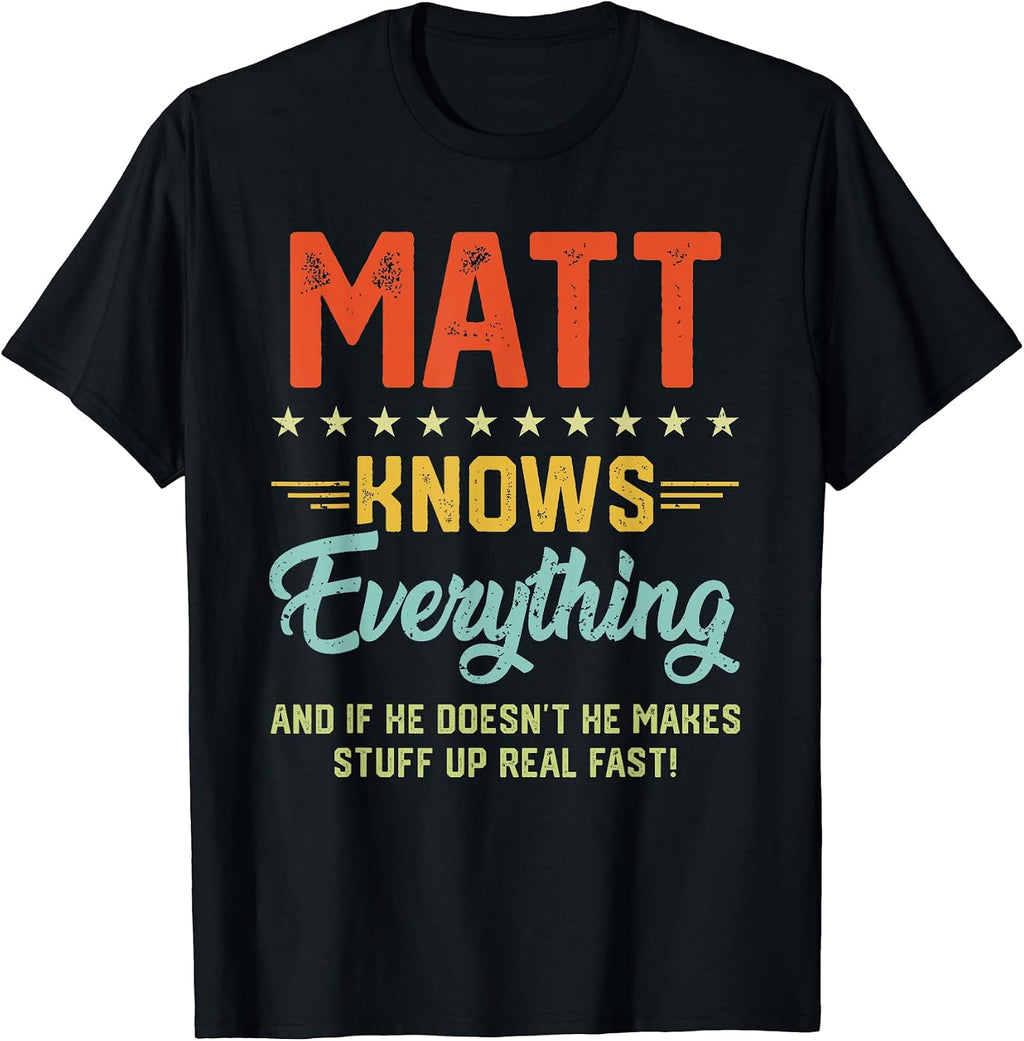 Funny Name Personalized Gifts For Mens Boys Dads - Adult & Kids T-Shirts, Sweatshirts & Hoodies apparel design preview 1