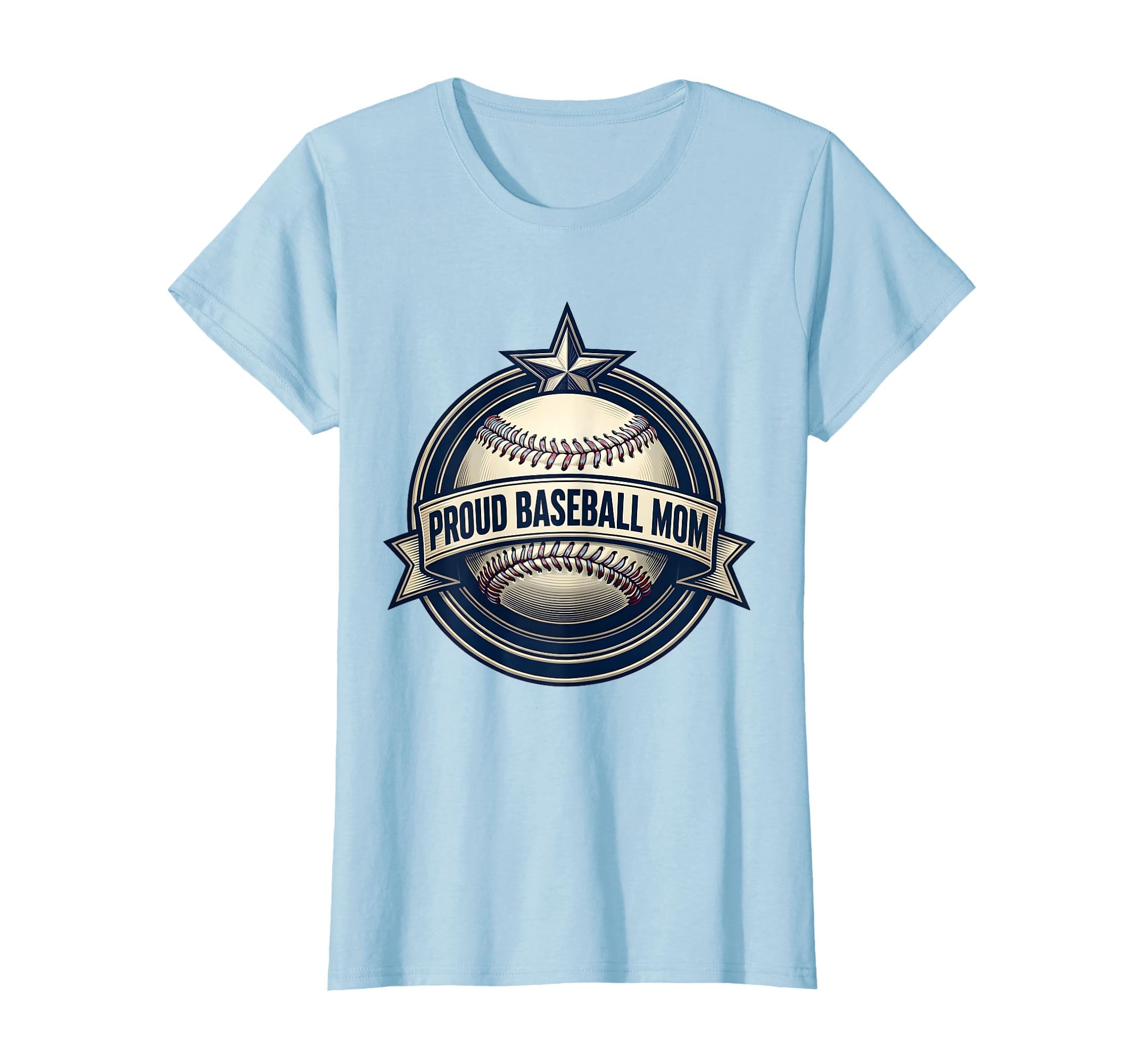 Proud Baseball Mom T-Shirt - Novelty Apparel Men Women - T-Shirt, Sweatshirt, Hoodie