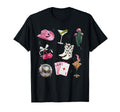 Cowgirl Pinup Art Martini Cowboy T-Shirt - Streetwear Style for Adults - T-Shirt, Sweatshirt, Hoodie