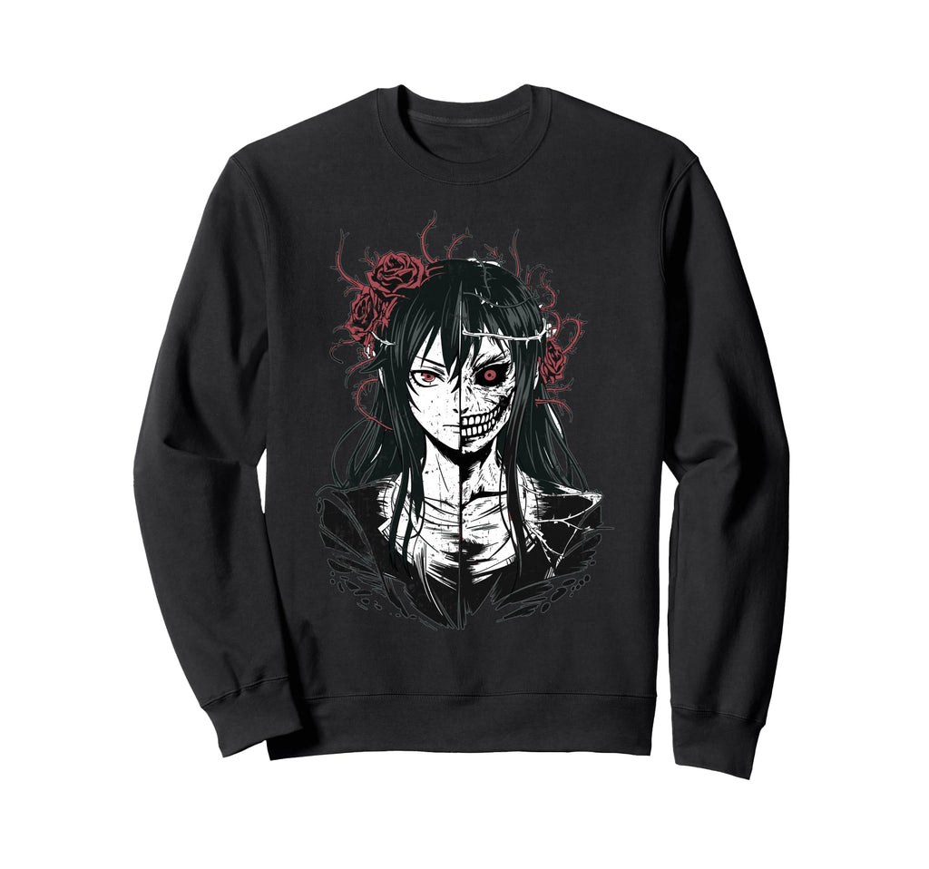 Japanese Horror Anime Manga Y2K Sweatshirt - Aesthetic Graphic Men Women - T-Shirt, Sweatshirt, Hoodie