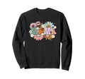 Mama Flower Power Groovy Sweatshirt - Trendy Graphic for Adults - T-Shirt, Sweatshirt, Hoodie